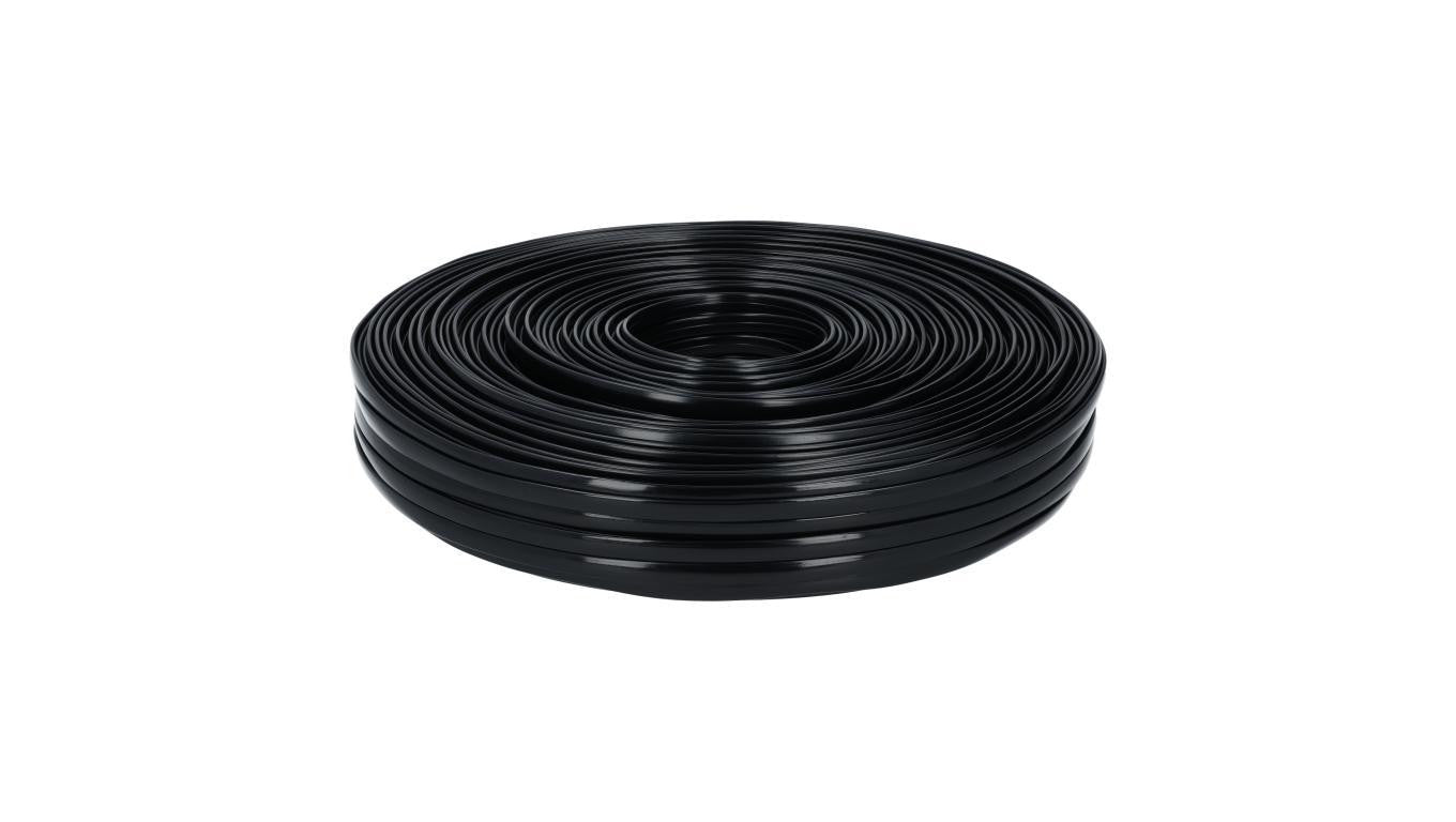 Kabel telefoniczny płaski YTLYp 4x0,12mm2 Cu czarny 150V linka Atel /300m/