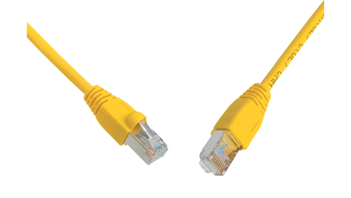 Patchcord CAT6 SFTP PVC 2m żółty snag-proof C6-315YE-2MB