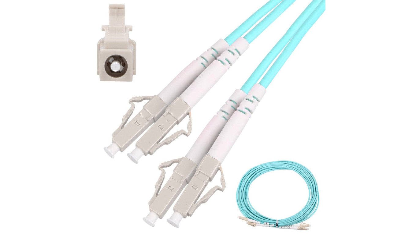 Patchcord Wielomodowy, OM3, Duplex, 3mm, 2m Extralink LC/UPC-LC/UPC