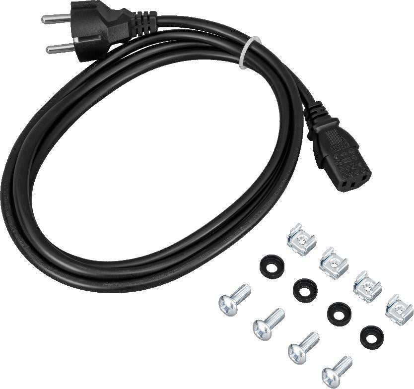 Zestaw buforowy do 8 kamer IP w obudowie RACK BCS POWER BCS-UPS/IP8Gb/E-S/RACK5U