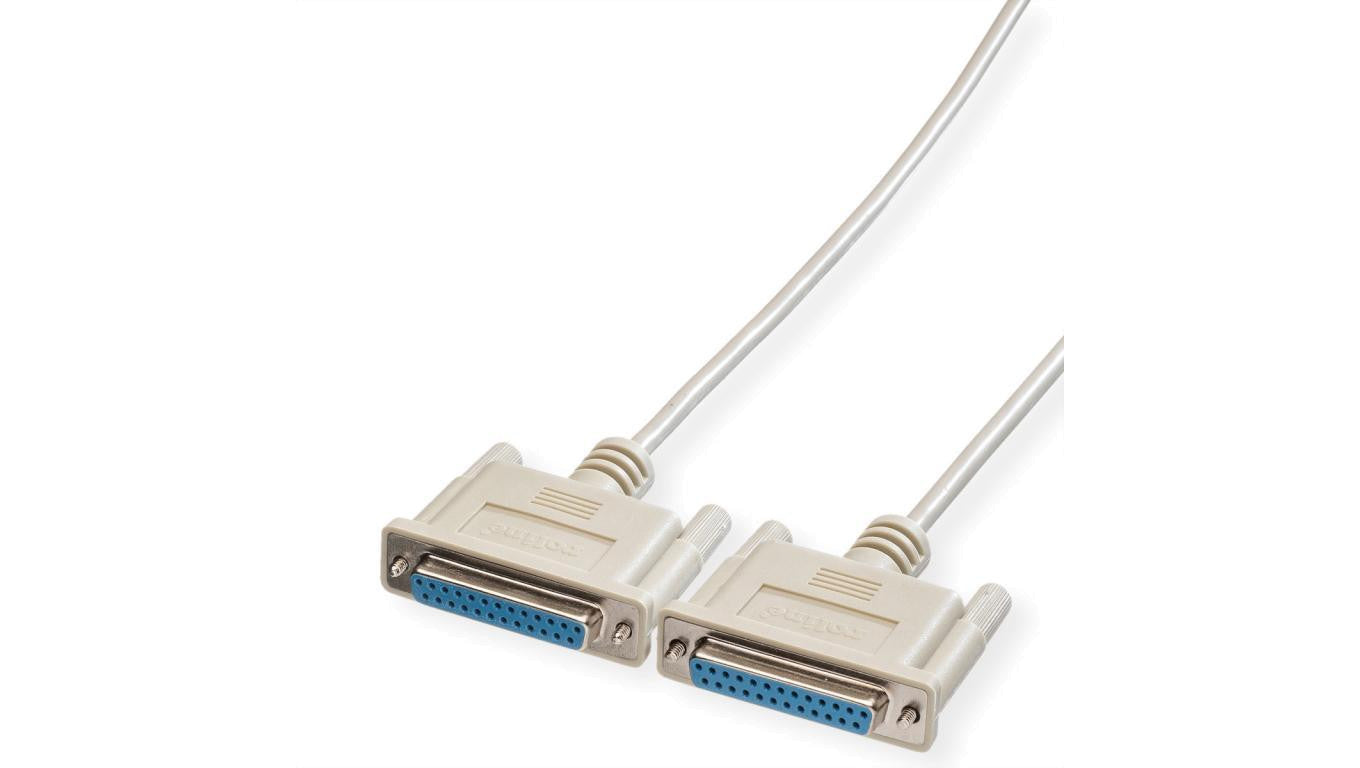 Kabel ROLINE RS232 D25 F/F, 1,8 m