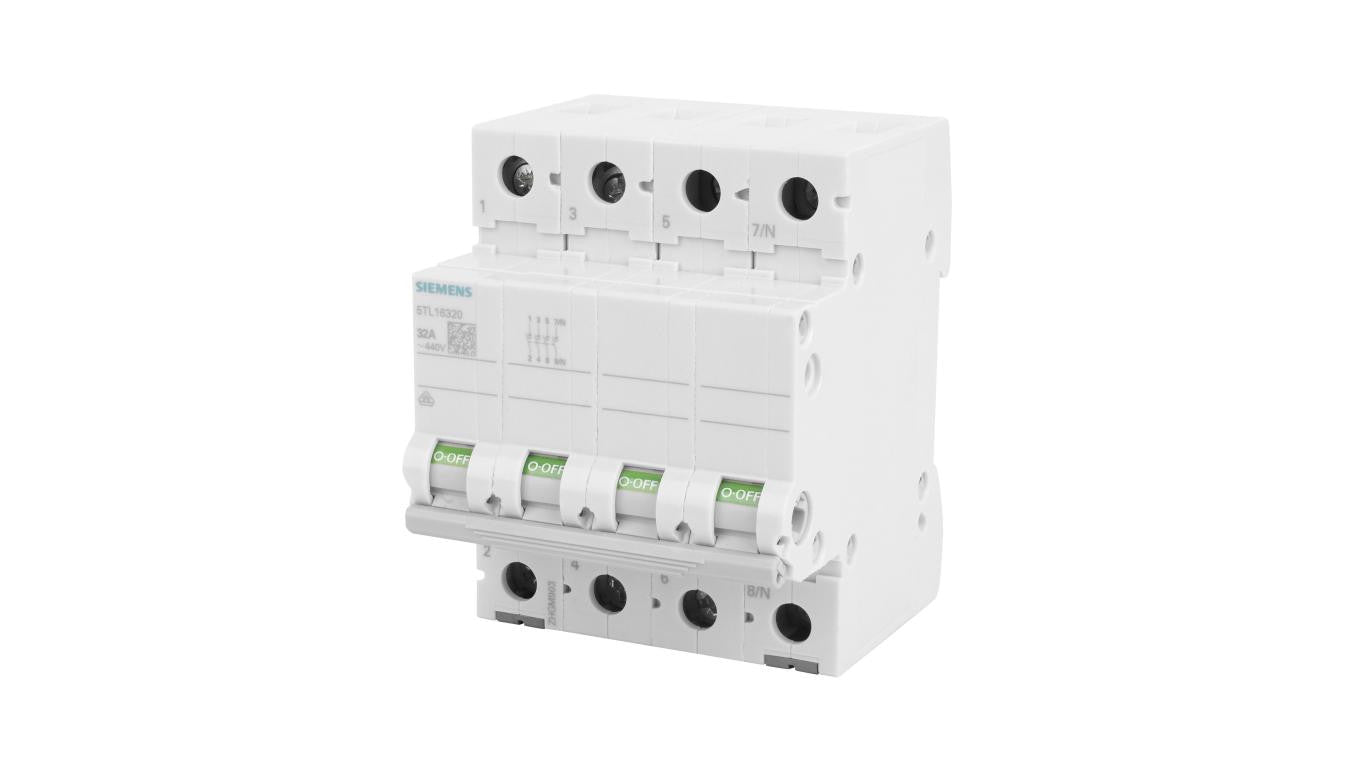 Rozłącznik modułowy 32A 3P+N 400V 5TL1632-0