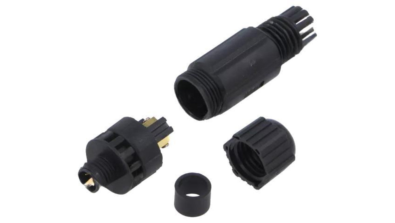 Złącze M8, męskie, PIN:3, wtyk, proste 8P-03BMMB-SL7001