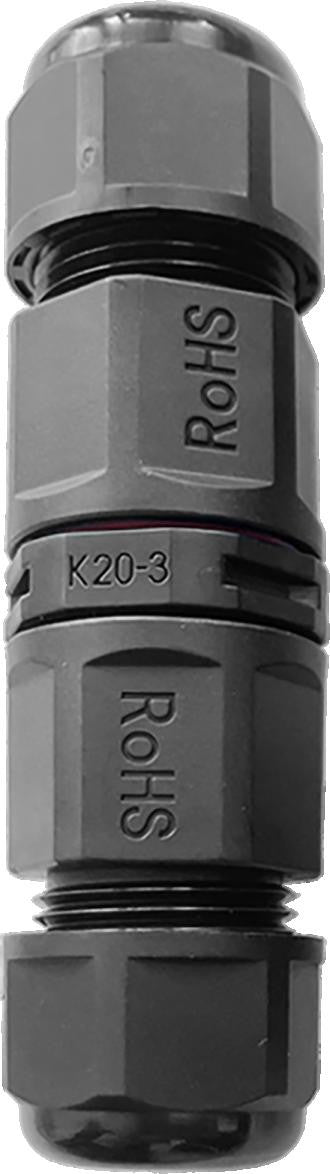 Konektor Mufa kablowa prosta z szybkozłączką IP68, 3x4mm2, 400V/20A OR-AE-13620