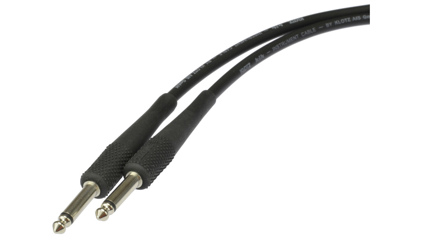 KLOTZ KIK Kabel instrumentalny Audio Jack 6,3mm Mono (wtyk / wtyk) 3m