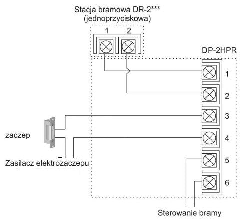 DOMOFON COMMAX DP-2HPR/DR-2PN; 5072