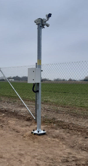 Słup ATS pod montaż kamer CCTV