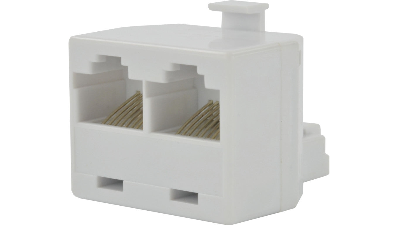 Rozdzielacz telefoniczny RJ45 8P8C 1 wtyk / 2 gniazda kat.3