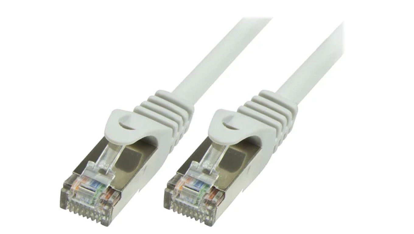 Patch cord SF/UTP 5e linka CCA PVC szary 15m 26AWG CP1102D