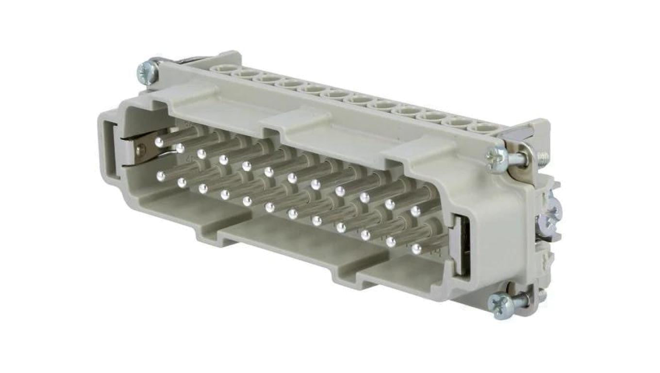 Złącze HDC wkładka stykowa męski C146 24-PIN 24+PE 18A 400V C14610A0240021