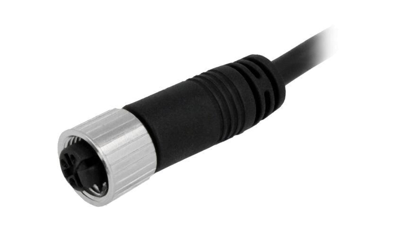 Złącze M12, żeńskie, PIN:3, wtyk, proste, 250V M12A-03BFFM-SL8D01