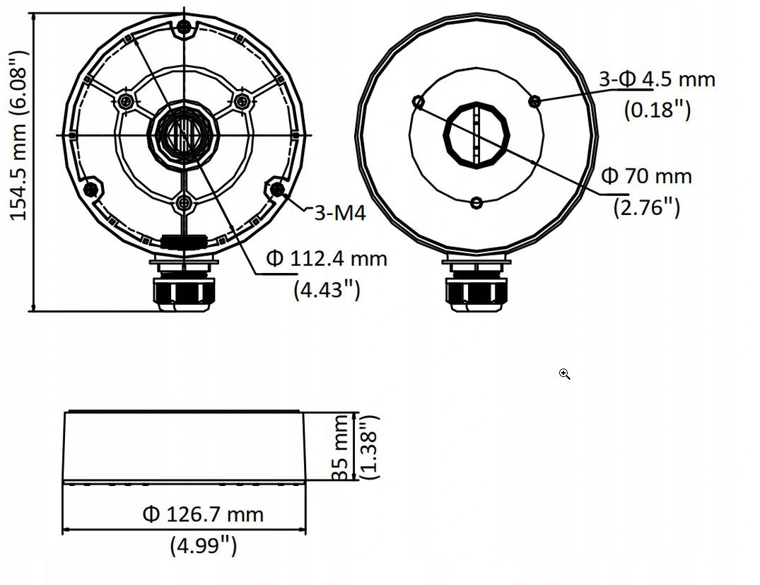 UCHWYT HIKVISION DS-1280ZJ-DM8