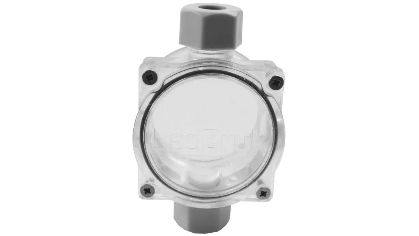 Puszka instalacyjna z 2 dławikami PG11 (4-9mm) natynkowa / gruntowa 57x90x37mm hermetyczna IP68 transparentna