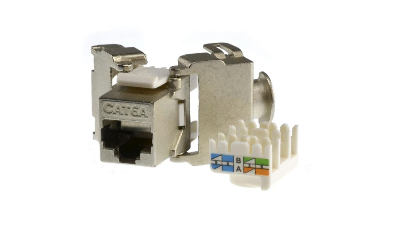 Moduł keystone RJ45 kat.6A FTP beznarzędziowy wersja HD GMPnet supported by BITNER - 25 LAT gwarancji CU.MK.00015