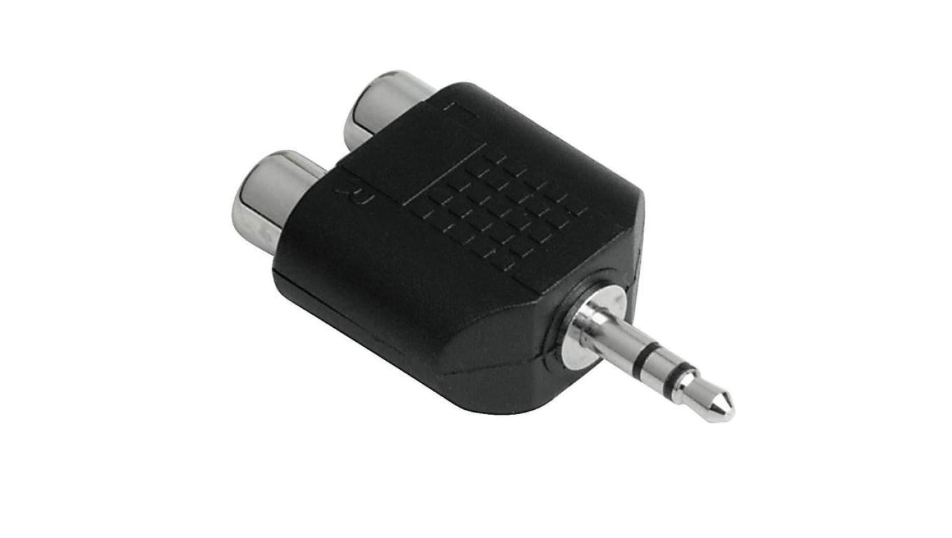 Redukcja wt.Jack 3,5/2gn.RCA stereo