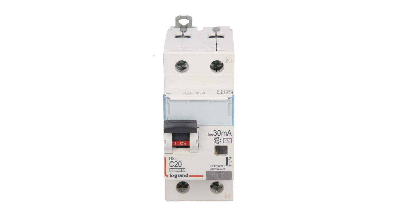 Wyłącznik różnicowo-nadprądowy 2P 20A C 0,03A typ AC P312 DX3 411014