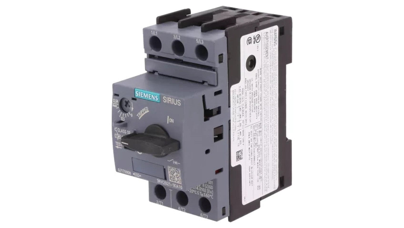 3RV2021-1KA10 Wyłącznik silnikowy 5,5kW 220÷690VAC na szynę DIN