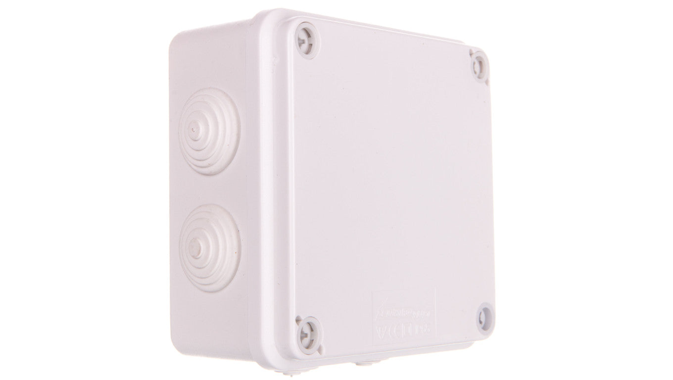 Puszka hermetyczna natynkowa 108x108x56mm IP44 biała PH-1A.3B 28.131