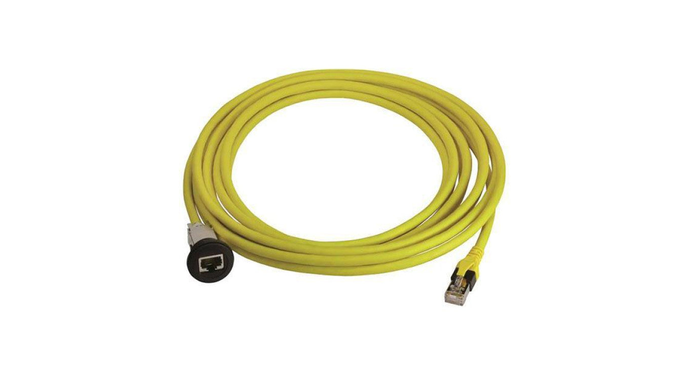 Gniazdo RJ45 22mm har-port -25÷70C Ø22,3mm IP20 czarny 9454521530