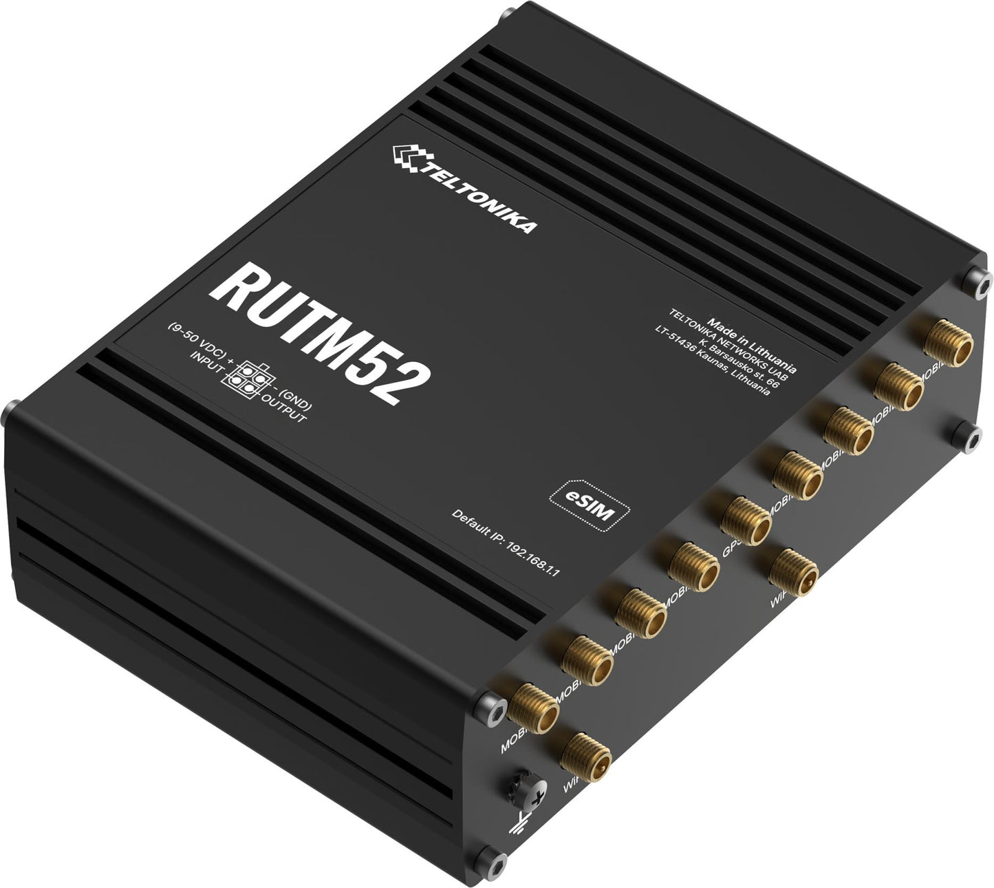 Teltonika RUTM52 router przemysłowy 5G (RUTM52100000)