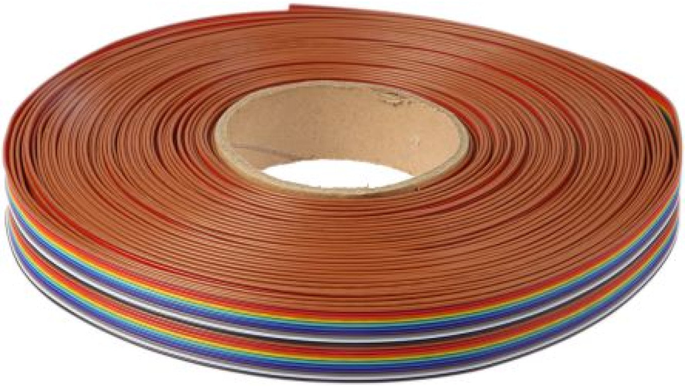Kabel taśmowy Nieekranowany, AWG: 26, 20-żyłowy, raster: 1.27mm, 25m, -20→ +105 C