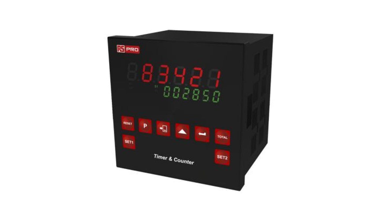 Licznik sekund LED 6-cyfrowy 24 V AC/DC RS PRO