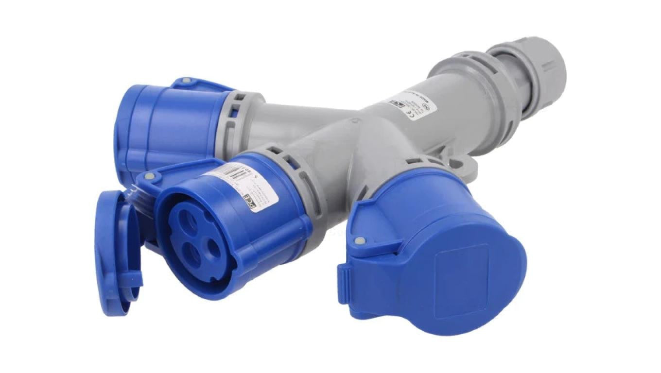 Złącze zasilające AC gniazdo żeńskie 16A 230VAC IEC 60309 żeńskie 9432006