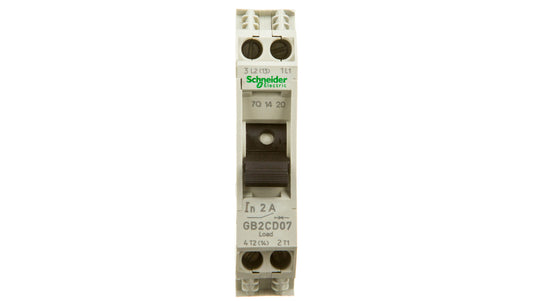 Wyłącznik termo-magnetyczny 1+N 2A AC GB2CD07