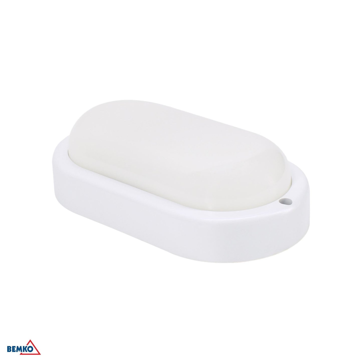 Oprawa LED KANLO owalna 8W 4000K 760LM IP54 biała CZ. MIKR.