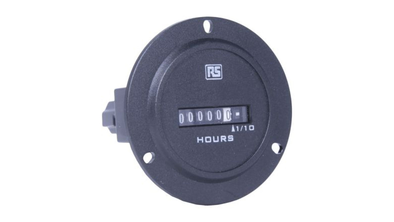 Licznik godzin Analogowa 6-cyfrowy 4 → 30 V AC/DC RS PRO