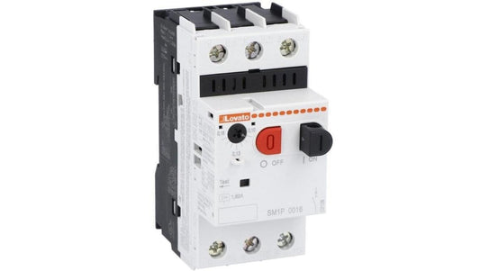 Wyłącznik silnikowy termiczny 2,5-4,0A 1,5kW 3-biegunowy 3P (230/400V AC) 3-modułowy SM1P0400 LOVATO