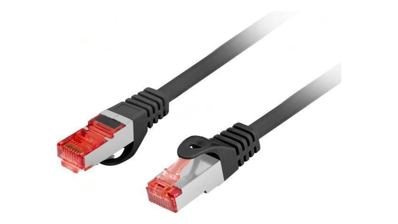 Patch cord S/FTP Cat: 6 RJ45 wtyk z obu stron linka Cu 15m PCF6-10CU-1500-BK