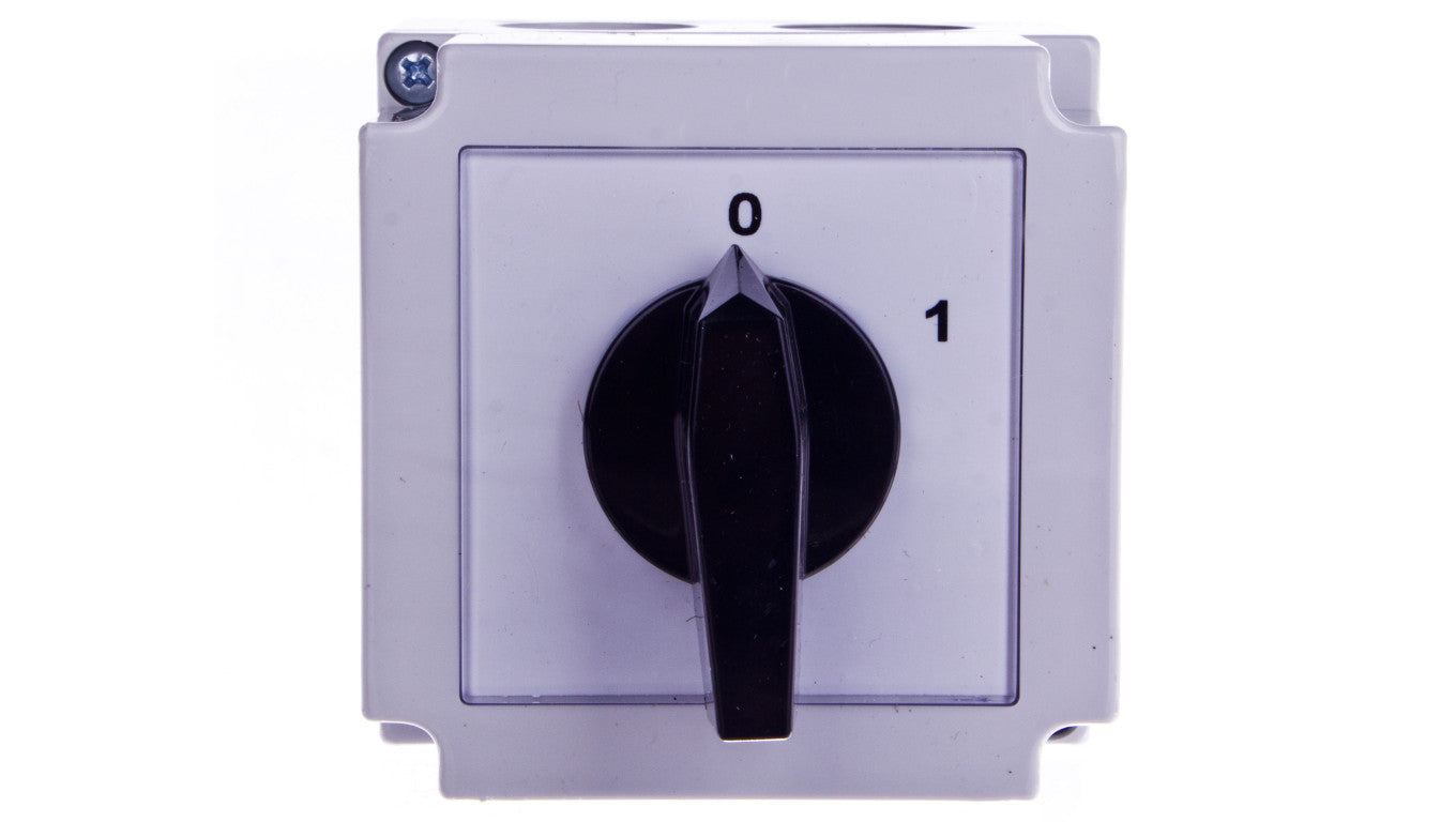 Łącznik krzywkowy 0-1 4P 25A w obudowie 4G25-92-PK R114 63-840398-031