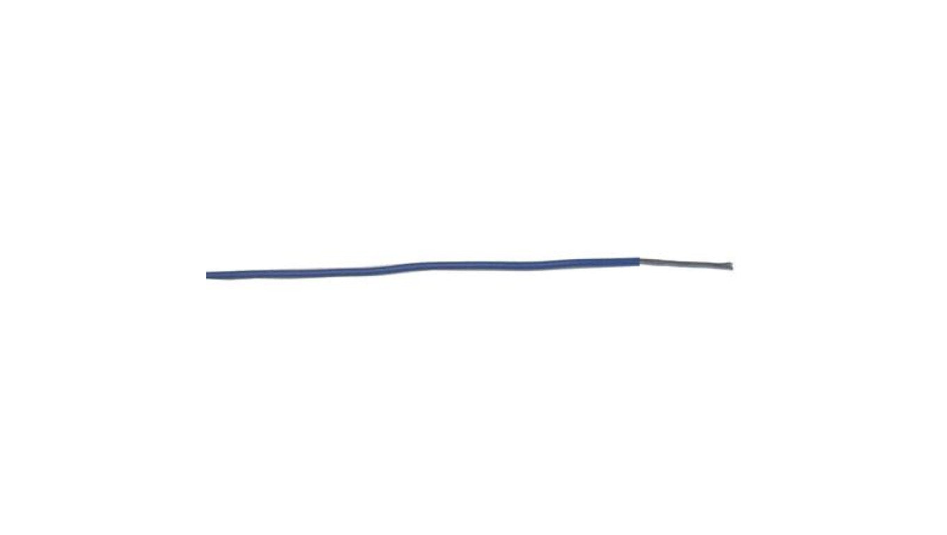 Przewód o podwyższonej odporności PVC Niebieski, 250m 0,22 mm² 7/0,2 mm, 250 V, -40 → +105C, Ø 1.2mm, RS PRO