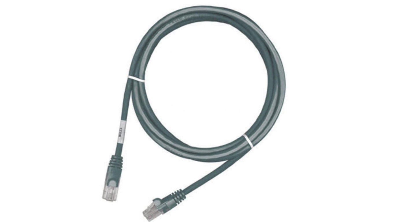 Kabel krosowy RJ45, 568B, U/UTP, linka, PowerCat 6, LS0H 0.5m, Szary PCD-02000-0E