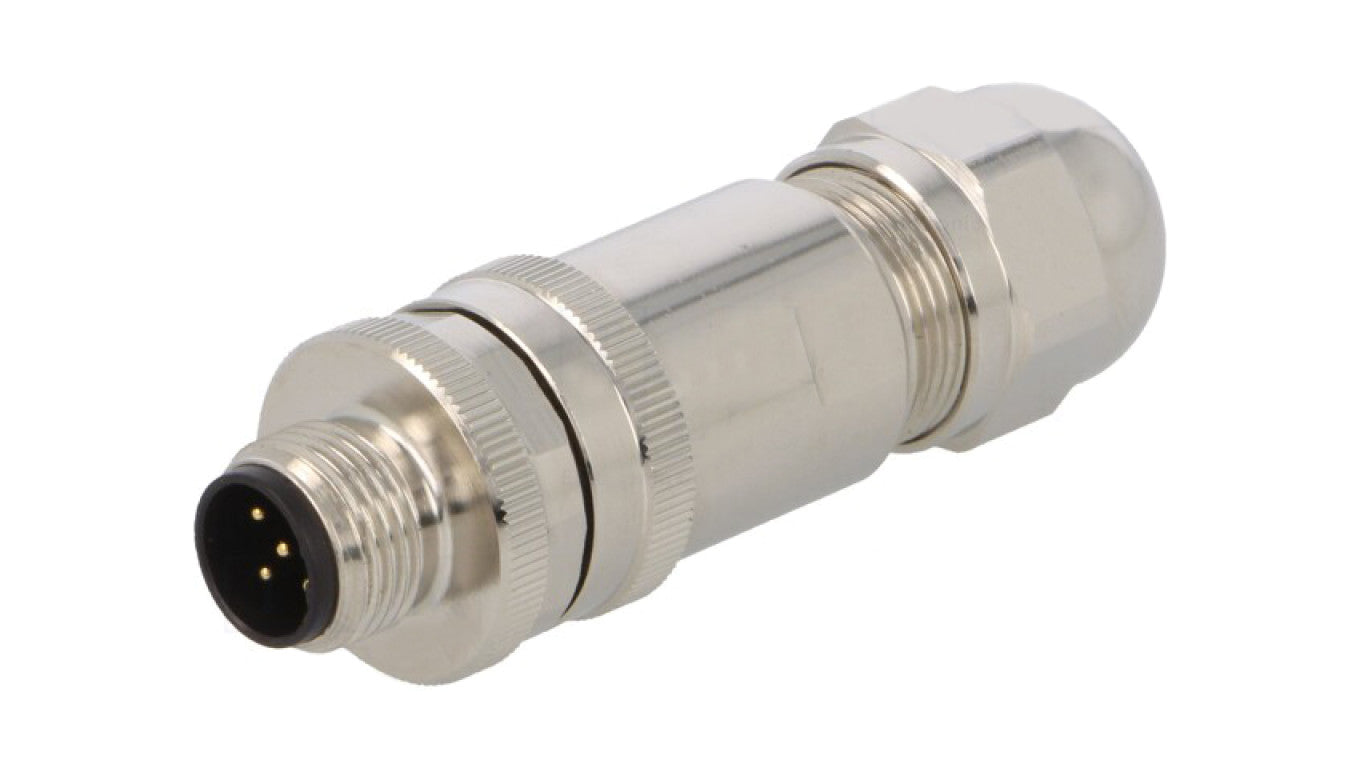 Złącze okrągłe M12 męskie proste ekranowane 5-PIN 60V PG7 T4111411051-000