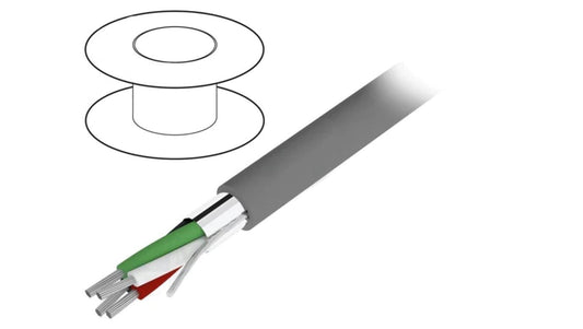 Przewód na rolce 30,5m ekranowany Alpha Essential 4x24AWG folia Al-PET 6300/4 SL005