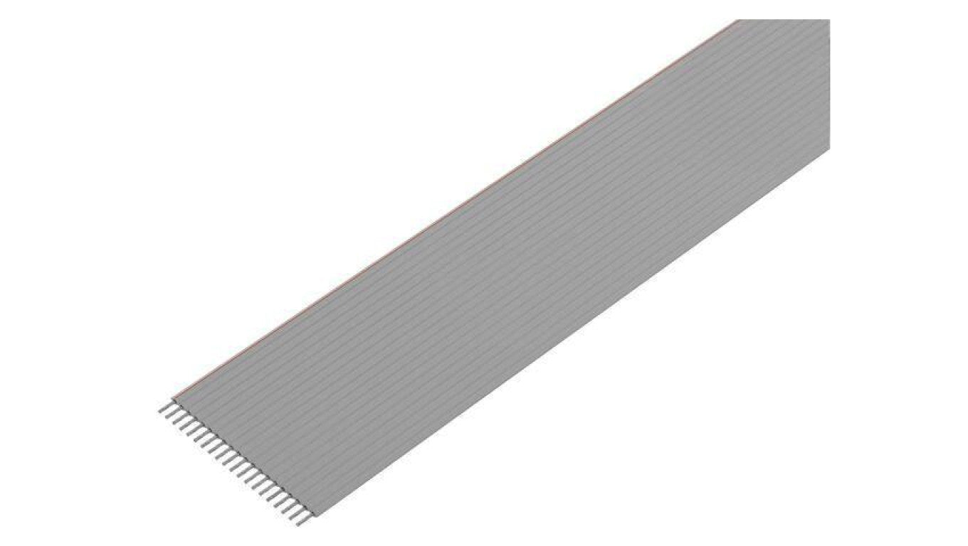 Przewód o dł 30m wstążkowy 1mm linka Cu nieekranowany PVC szary 3625/16 (30M)