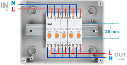 Inteligentny Sterownik OXT | 63A | Licznik | ZigBee | Tuya T337