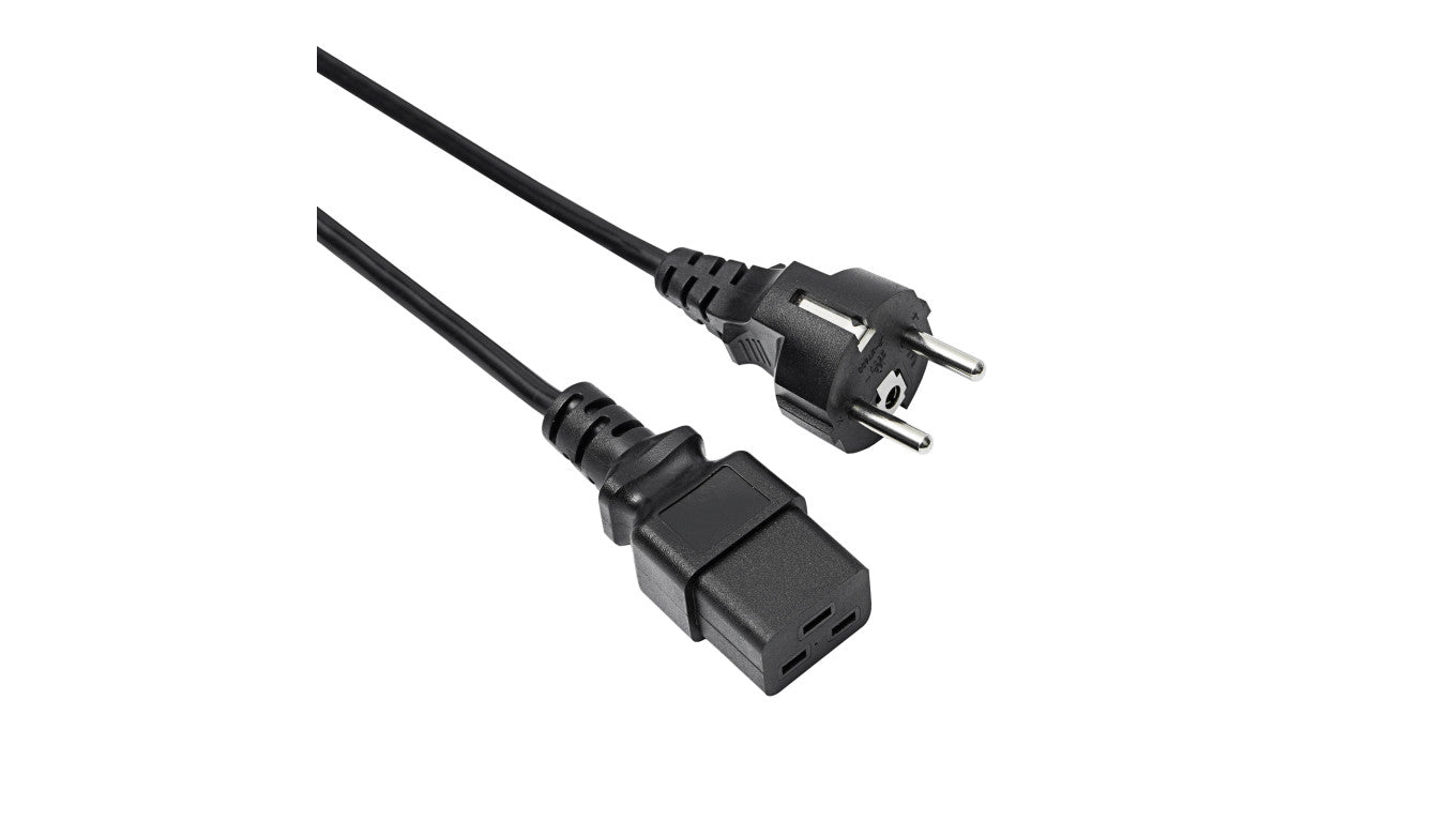 Kabel zasilający serwerowy Akyga AK-UP-01 CU 3x1mm² CEE 7/7 / IEC C19 1.8 m