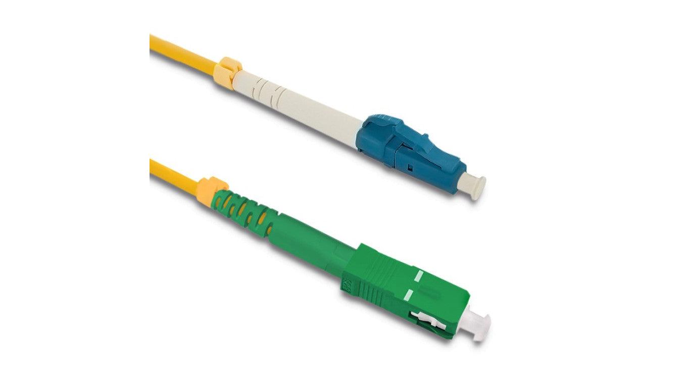 Qoltec Patchcord światłowodowy LC/UPC - SC/APC Singlemode 9/125 G652D Simplex 2m