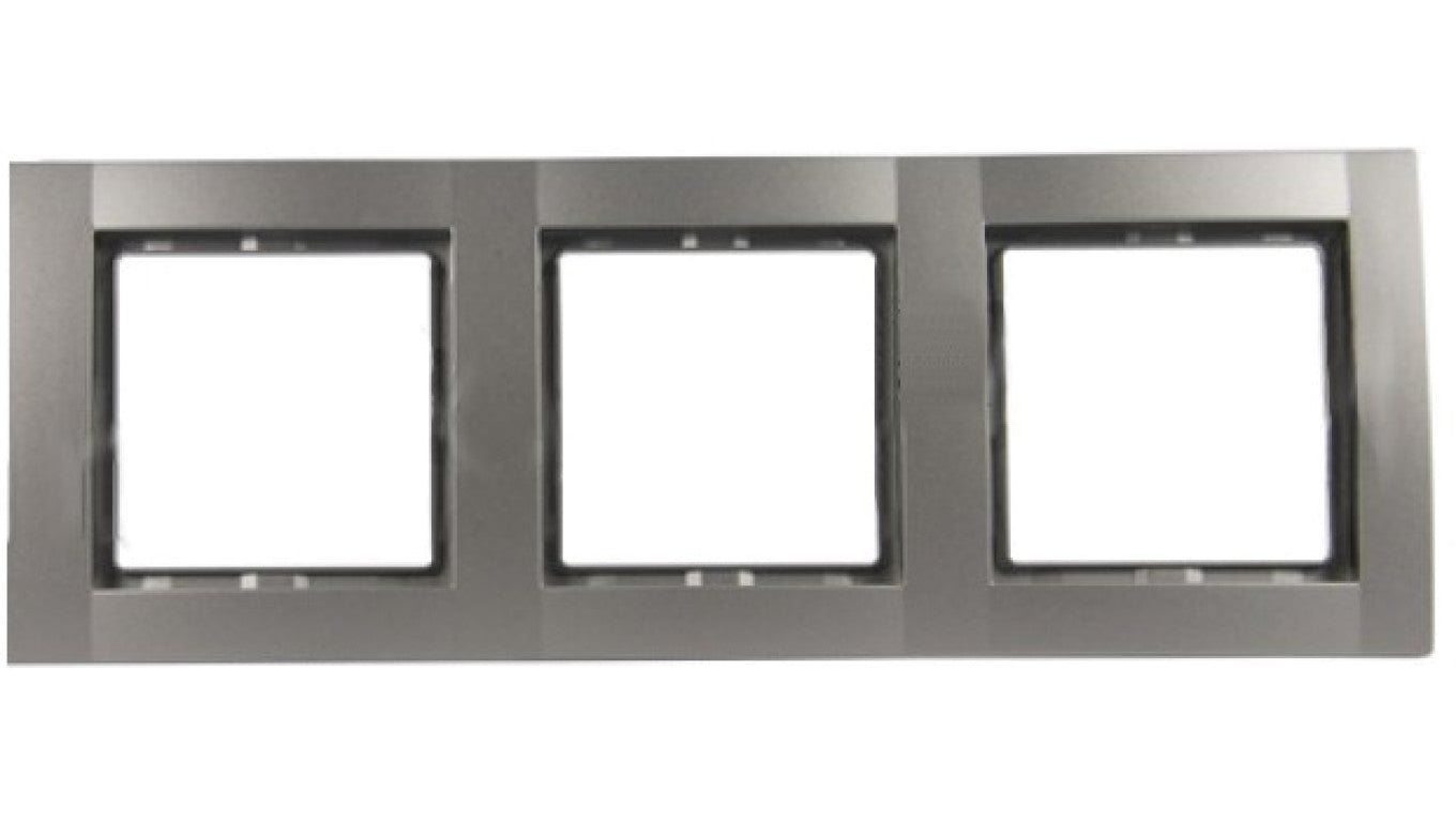 Fiorena Ramka potrójna RAL9006 srebrny aluminiowy 22011819