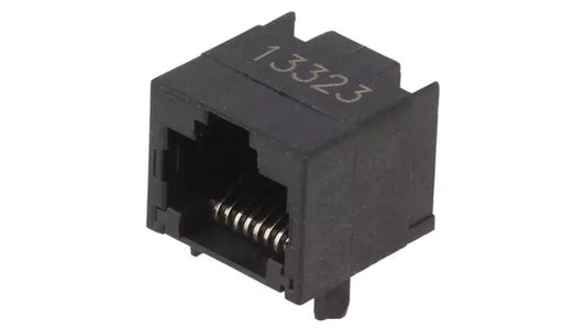 Gniazdo RJ45 8-PIN Układ 8p8c Blokowanie zatrzask u dołu 1-1705951-1
