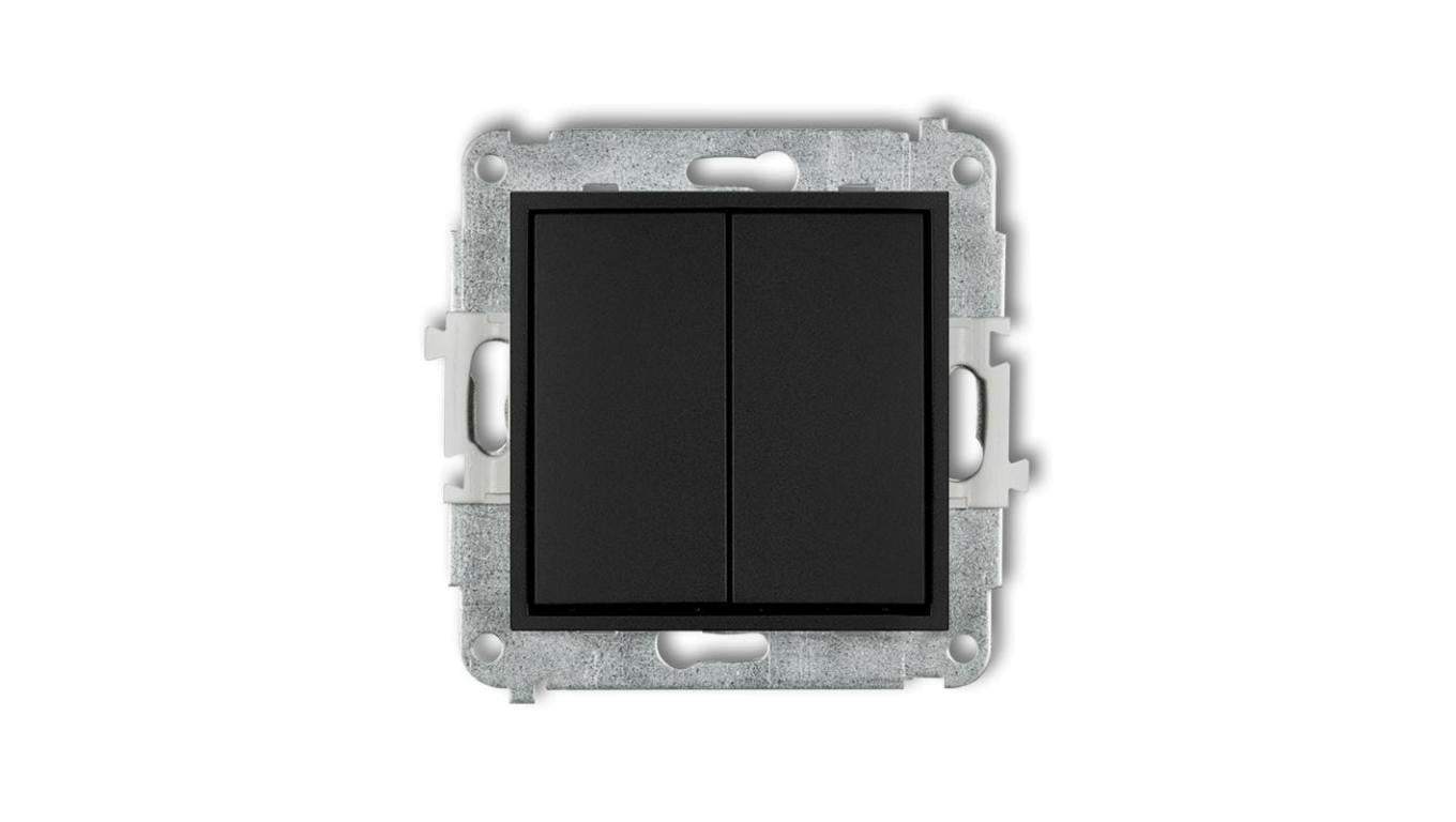 ICON Mechanizm łącznika świecznikowego czarny mat 12IWP-2