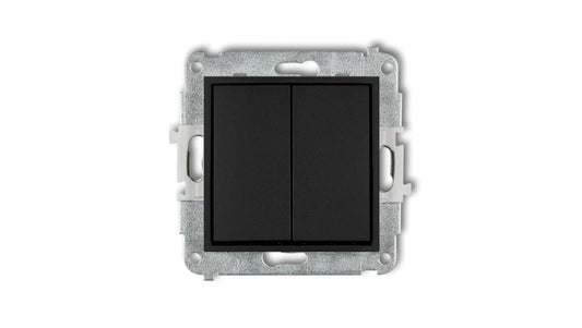 ICON Mechanizm łącznika świecznikowego czarny mat 12IWP-2
