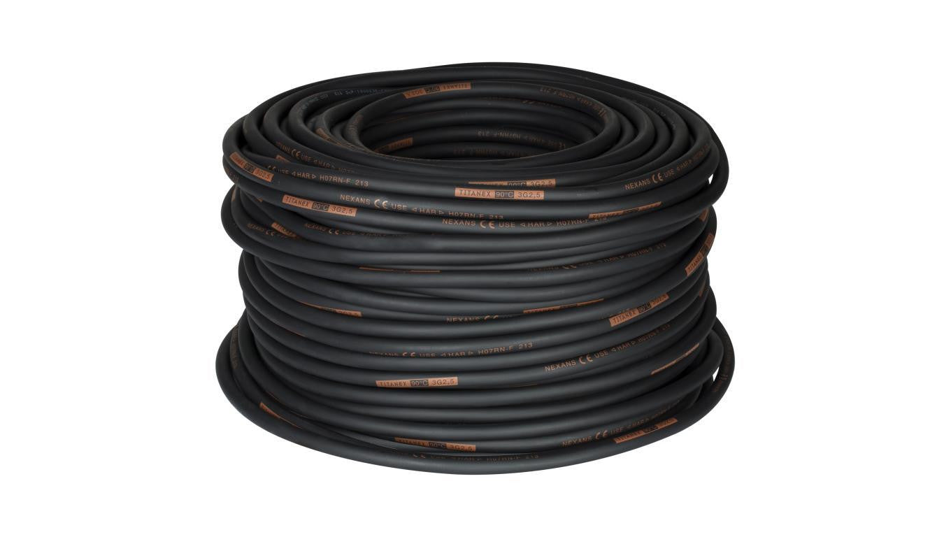 Przewód w gumie H07RN-F/ OnPd 3x2,5mm2 450/750V Helukabel Nexans TITANEX