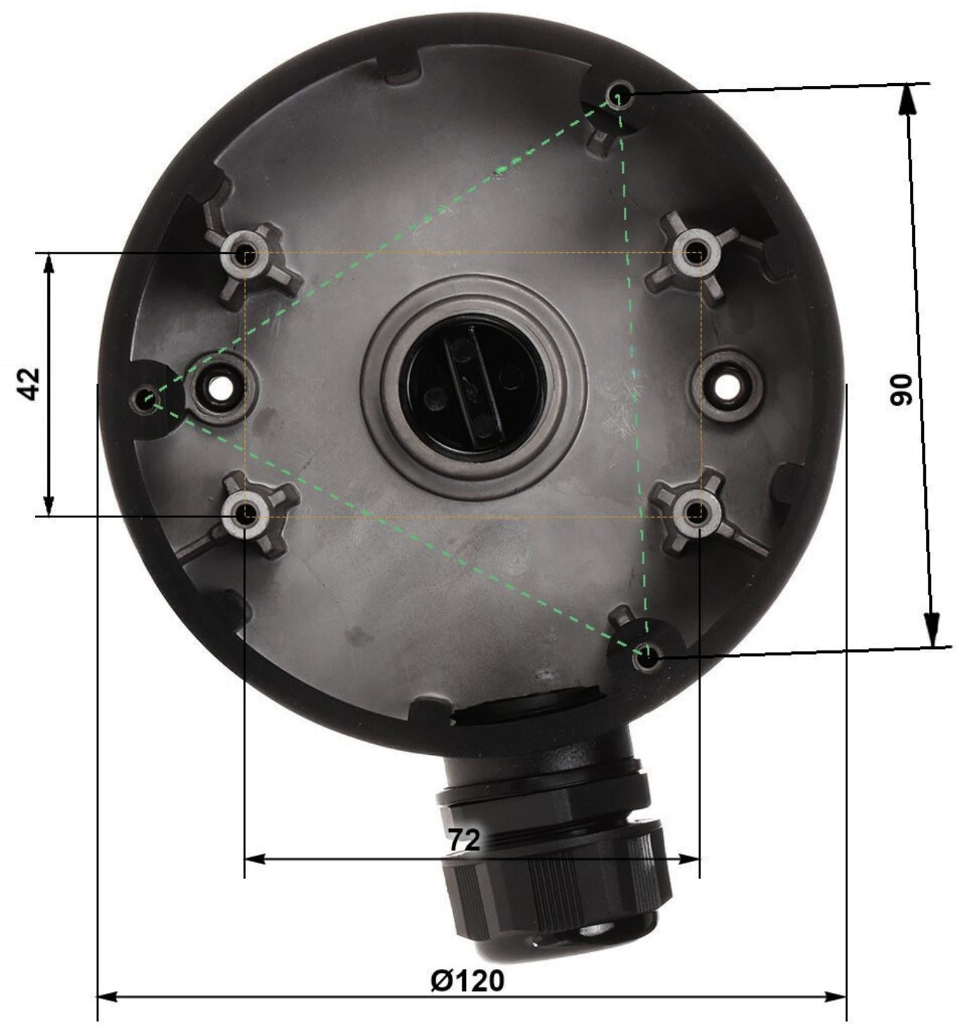 UCHWYT KAMERY STG-1280ZJ-DM46(BLACK)