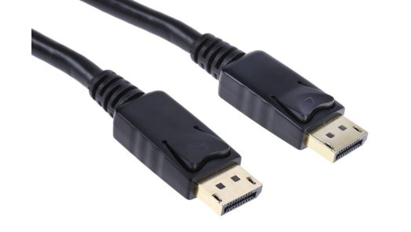 Zespół cyfrowych kabli wideo i monitorowych 2m Męskie DisplayPort to Męskie DisplayPort Czarny