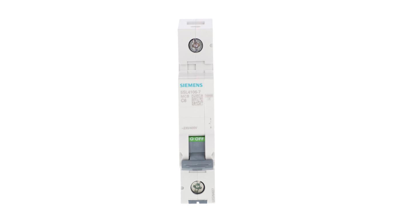 Wyłącznik nadprądowy 1P C 6A 10kA AC SENTRON 5SL4106-7