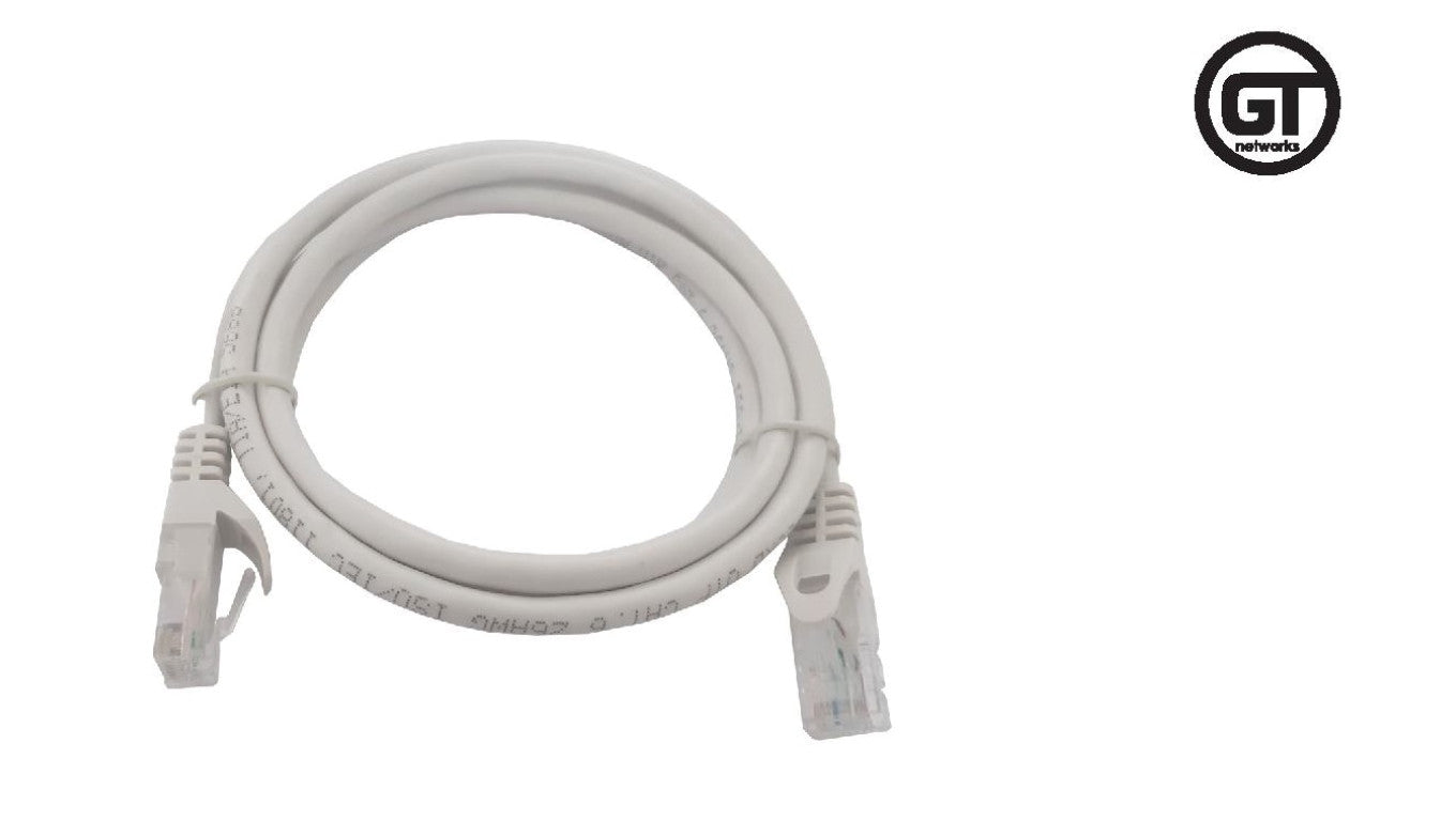 GT Networks Kabel krosowy (Patch cord) kat.6 U/UTP 5,0m PVC szary